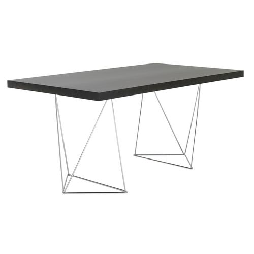 Mesa secretária contemporânea - MULTI 180 TRESTELS - TEMAHOME - em carvalho / com folheado de madeira / em nogueira