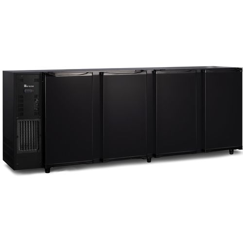 Balcão refrigerado profissional - FGB 451-267 PO - SARO - com 4 portas / preto