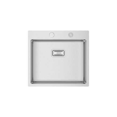 Pia com 1 cuba - BOX LUX 57 - RODI HOME – kitchen sinks and accessories - sem escorredor / em inox escovado / de sobrepor