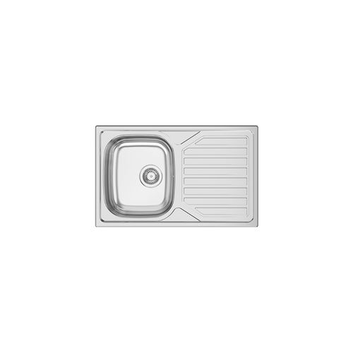 Pia com 1 cuba - OKIO LINE 80 - RODI HOME – kitchen sinks and accessories - com escorredor / em aço inoxidável / em aço inoxidável polido