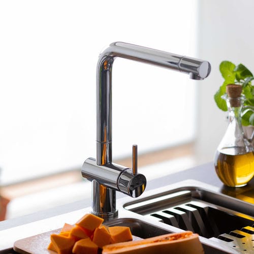 Misturador monocomando de bancada - LINE MN 805 - RODI HOME – kitchen sinks and accessories - em aço inoxidável / para cozinha / 1 furo