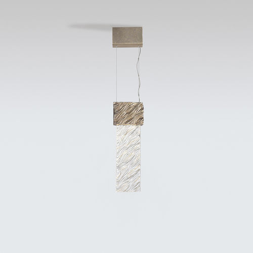 Pendente - Mondrian Coastline Small - Serip - em bronze / em vidro / contemporânea