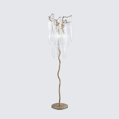 Luminária de piso - HORSETAIL - Serip - em bronze / em cristal / clássica