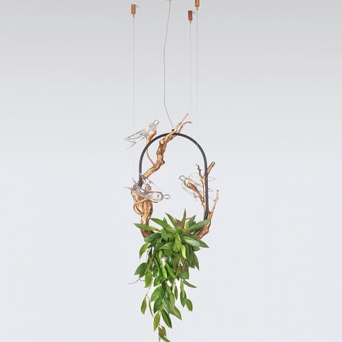 Pendente - UTOPIA & NEST MEDIUM - Serip - em bronze / em vidro / contemporânea