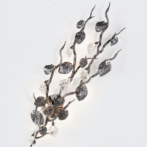 Arandela contemporânea - CALATHEA MAJESTICA MEDIUM - Serip - para ambiente interno / em vidro / em bronze