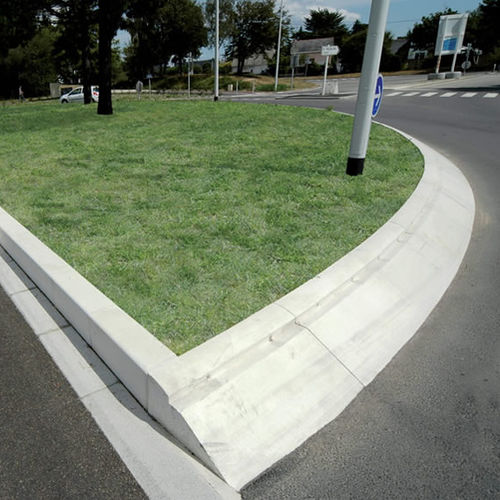Guia para-rodas - CIRCLE 3® - QUARTZO DESIGN - em pedra reconstituída / linear / curva