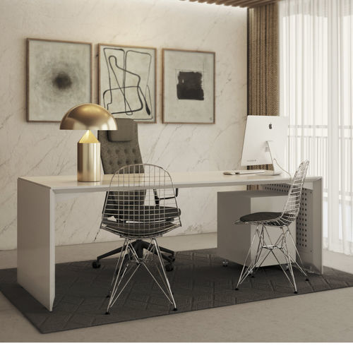 Mesa executiva - BB - SOTUBO - de piso / contemporânea / em madeira