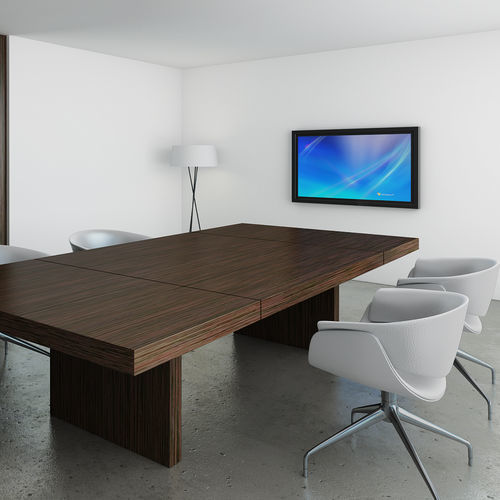 Mesa de reunião contemporânea - ERYS - SOTUBO - em madeira / com base em madeira / retangular