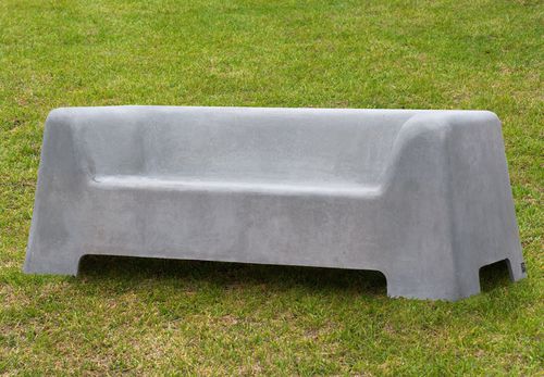 Sofá contemporâneo - STREET : 551 - SIT Urban Design - de jardim / em concreto GFRC / para espaço público