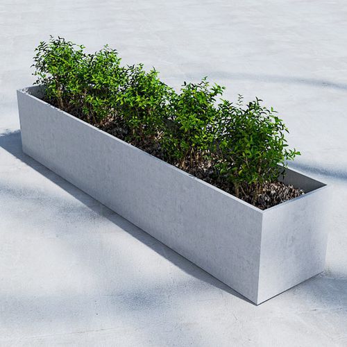 Floreira em concreto reforçado com fibras - BASIC : 201 / 203 BIG BOX - SIT Urban Design - retangular / contemporânea / para espaço público