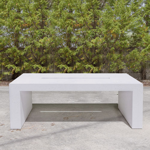 Mesa contemporânea - LINE: 361 - SIT Urban Design - em concreto / com base em concreto / retangular