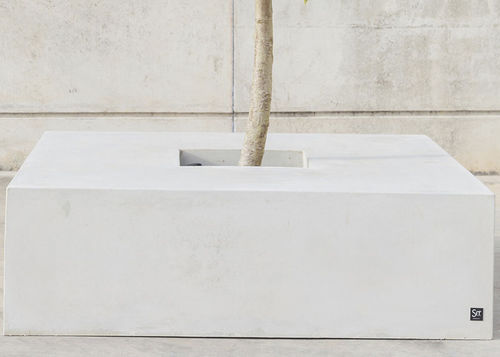 Banco para espaço público contemporâneo - Square 216 - SIT Urban Design - de fibra de vidro / sem encosto / sem braços