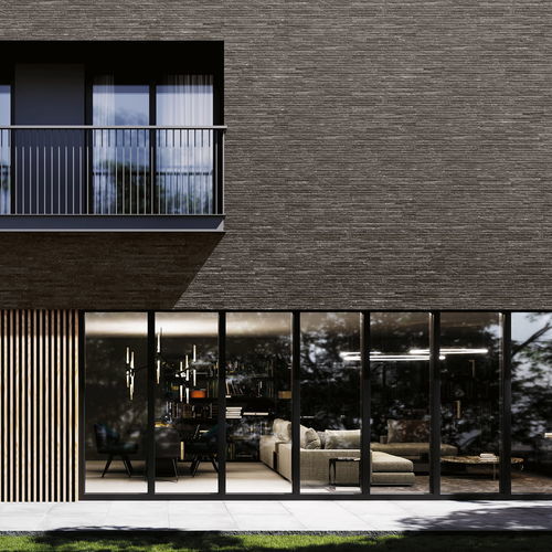 Placas de revestimento em grés porcelanato - LINEA - GRESART CERAMIC TILES - fosca / para ambiente interno / para ambiente externo