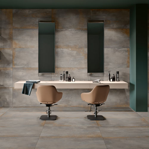 Placas de revestimento em grés porcelanato - METALLIC - GRESART CERAMIC TILES - fosca / para ambiente interno / para sala