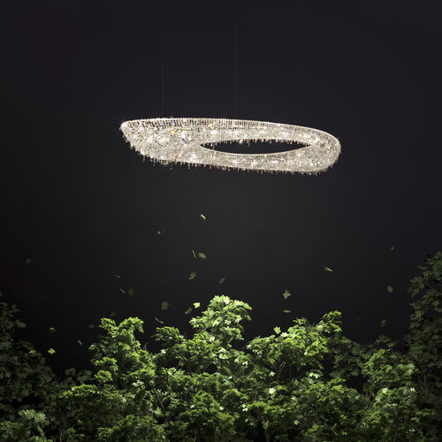 Lustre contemporâneo - ARTICA - Manooi - em cristal / 1 nível / halôgeno