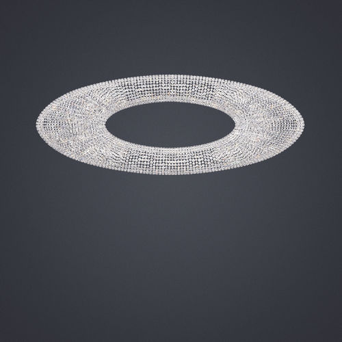 Lustre contemporâneo - ATOLL - Manooi - em cristal / geométrico / 1 nível