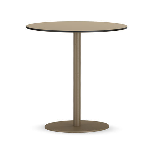 Mesa de lanchonete contemporânea - 01 - Infiniti - em polipropileno / em cromo / em aço inoxidável