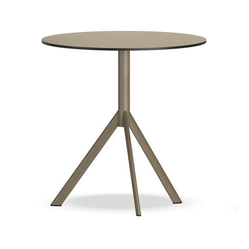 Mesa de lanchonete contemporânea - FELUCA - Infiniti - em aço pintado / com base em aço pintado / redonda