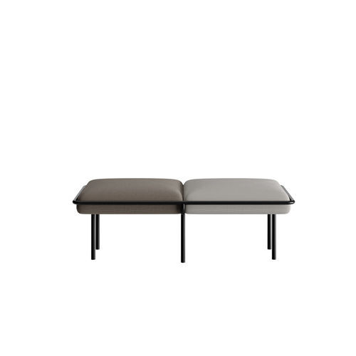 Sofá modular - SYS TWO UNITS - Infiniti - contemporâneo / para ambiente externo / em aço pintado
