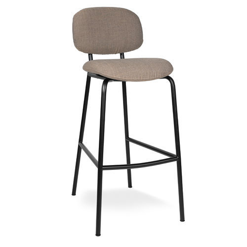 Banqueta alta contemporânea - TONDINA FAT - Infiniti - em espuma de poliuretano / em tecido / com base metálica