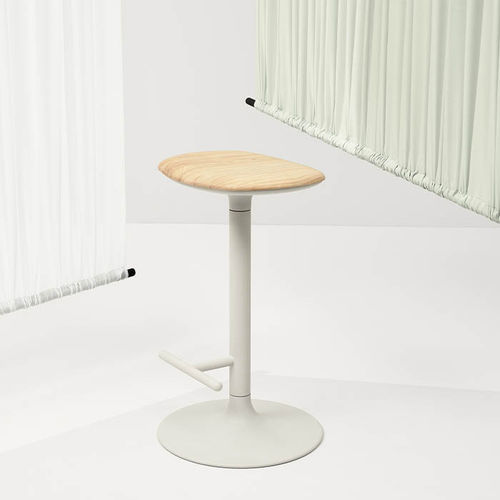 Banqueta contemporânea - FLINK - Infiniti - em aço / em alumínio / com pé central