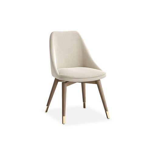 Cadeira contemporânea - Still - AM LIVING - para ambiente interno / em tecido / com base em madeira