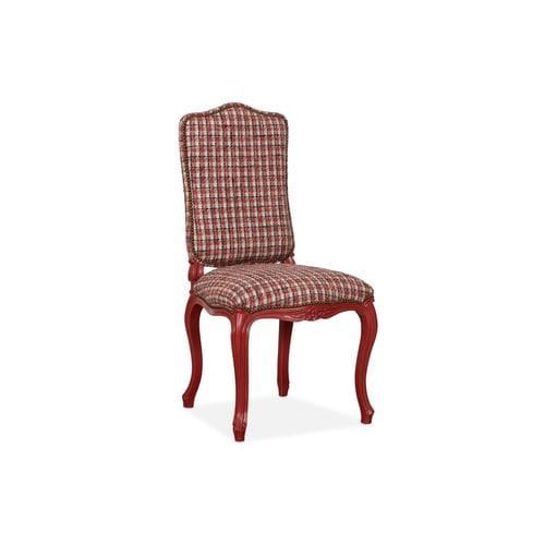 Cadeira de sala de jantar de estilo Luís XV - AC3106.TC - AM LIVING - para ambiente interno / em tecido / com base em madeira laqueada
