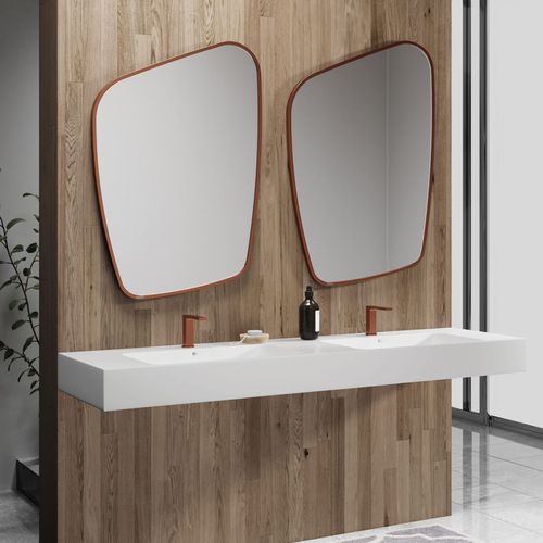 Espelho para banheiro de parede - GLAM - BISELARTE - para hotel / para quarto de hotel / contemporâneo
