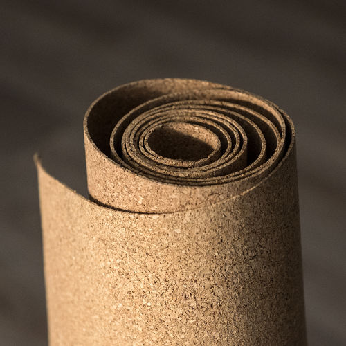 Camada de absorção acústica em rolo - Corkart - em cortiça / para piso de madeira / isolante