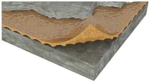 Camada de absorção acústica em cortiça - ACOUSTICORK U32 - Total Vibration Solutions TVS