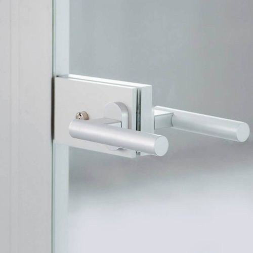 Maçaneta para porta de vidro - MC5A - DIVILUX - metálica / contemporânea / da linha comercial