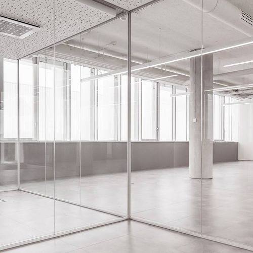 Painel decorativo em vidro - UNICA SOLID - DIVILUX - para ambiente interno / liso / de cor lisa