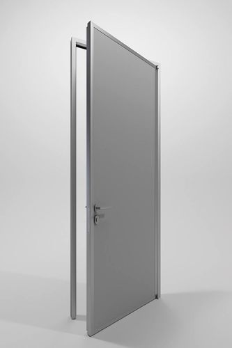 Porta interna - DOUBLE OPAQUE - DIVILUX - em aço / de abrir / contemporânea