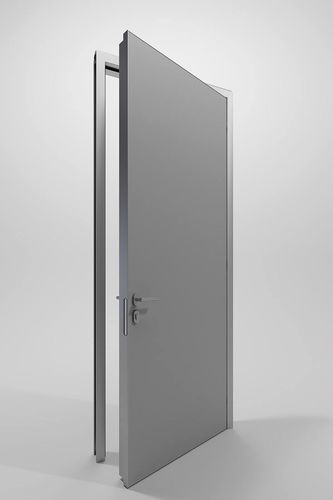 Porta interna - FRAMED OPAQUE - DIVILUX - metálica / de abrir / contemporânea