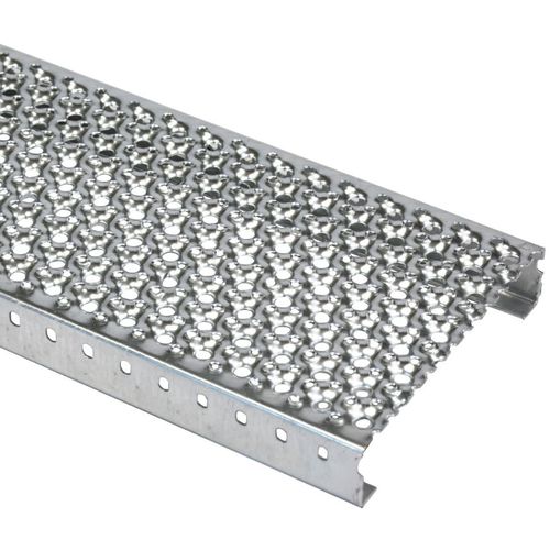 Degrau em aço galvanizado - PS-PERF - JK TECHNIC - em alumínio / em aço inoxidável / para piso elevado