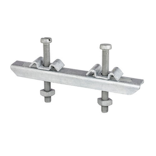 Sistema de fixação em aço - DOUBLE - JK TECHNIC - em aço inoxidável / em aço galvanizado / para piso