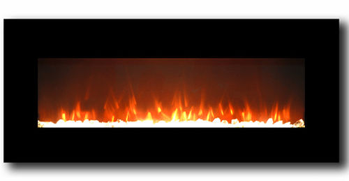 Lareira elétrica - ESSEX  - Moda Flame - de embutir / Face única / fechada