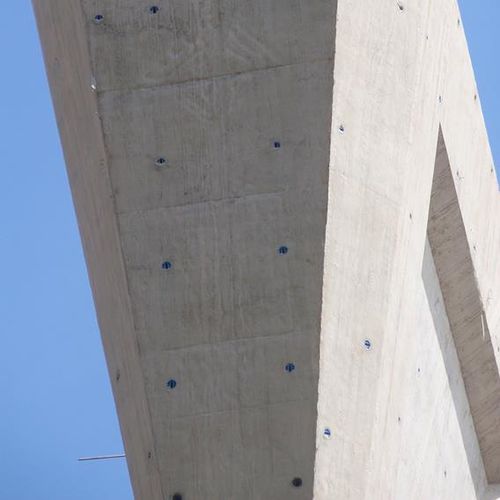 Molde de cofragem para fachada - FREIBURG - NOE PLAST - para pilar / efeito de madeira / para concreto estampado