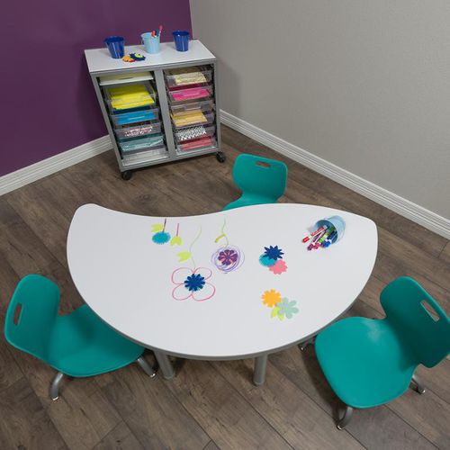 Armário organizador móvel - MAKERSPACE - RAILS  - artcobell - com rodízios / para escola / para setor da educação