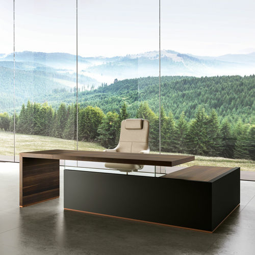 Mesa executiva - GOOD  - UFFICIO DESIGN ITALIA - de piso / contemporânea / em madeira
