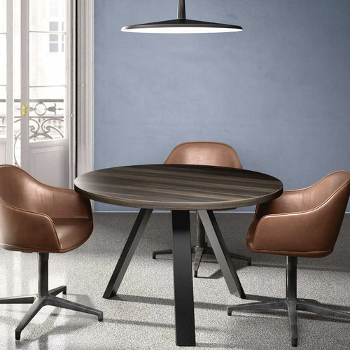 Mesa de reunião contemporânea - FUJI EXECUTIVE - UFFICIO DESIGN ITALIA - em madeira laqueada / em laminado melamínico / em vidro