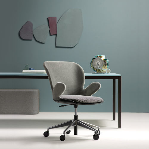 Cadeira de escritório contemporânea - MIX - UFFICIO DESIGN ITALIA - para ambiente interno / em tecido / com base metálica