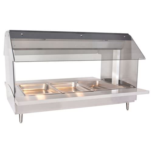 Expositor para o setor alimentar - HFT2-300 - Alto-Shaam - de bancada / metálico / com rodízios