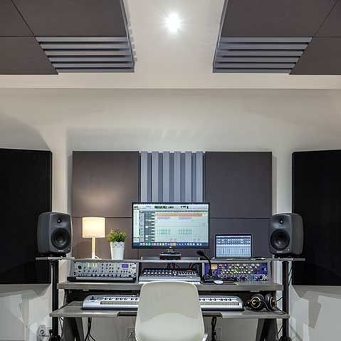 Painel acústico para teto - MELLOWALLTRAP® - Jocavi - Acoustic Panels, Lda - para parede / em tecido / retangular