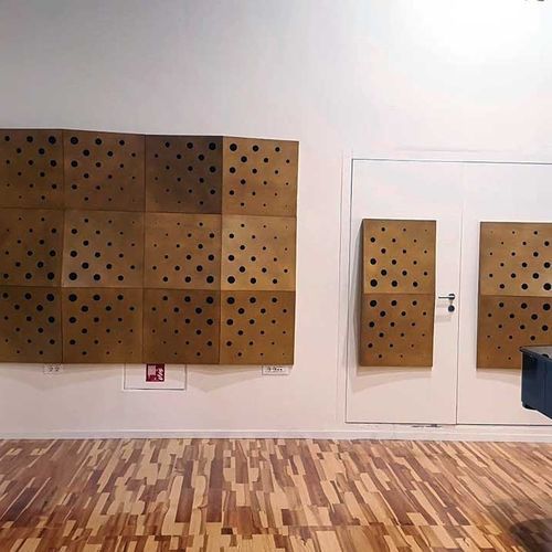 Painel acústico para parede - WOODFOIL® AB - Jocavi - Acoustic Panels, Lda - em compensado / em bétula / quadrado