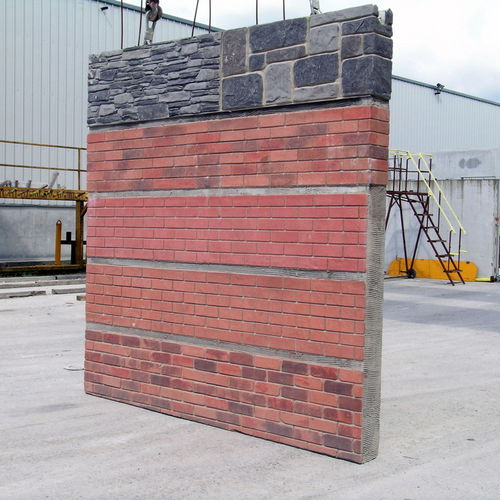 Painel sanduíche para parede - concast - face em concreto