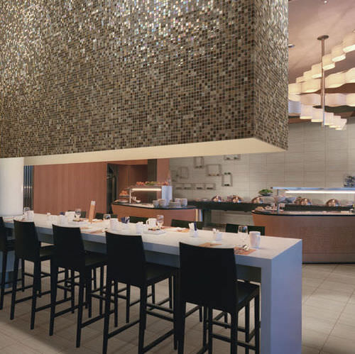 Pastilhas em vidro - CITY LIGHTS ™ - Daltile - polida / para ambiente interno / para sala
