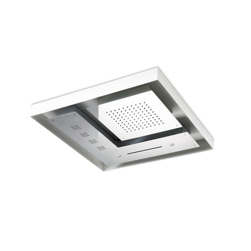 Cabeça de chuveiro de embutir no teto - SF131B - AQUAelite® - quadrada / tipo chuva / em cascata