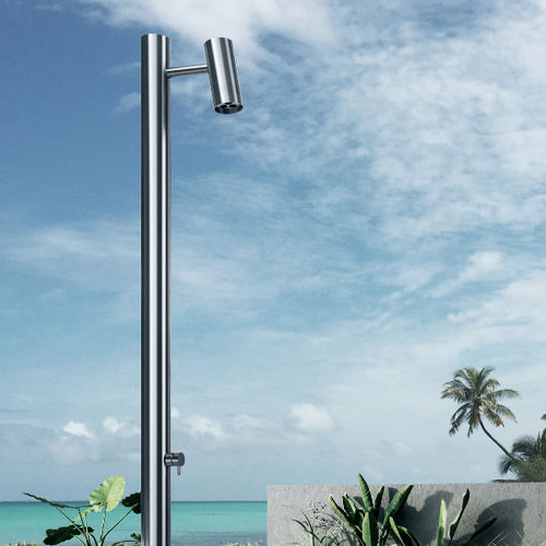 Coluna de banho para ambiente externo - KINO  - AQUAelite® - sobre pé / contemporânea