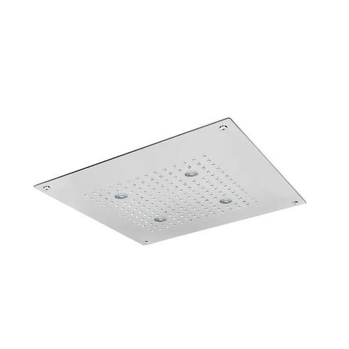 Cabeça de chuveiro de embutir no teto - SF034 A - AQUAelite® - quadrada / tipo chuva / multifuncional